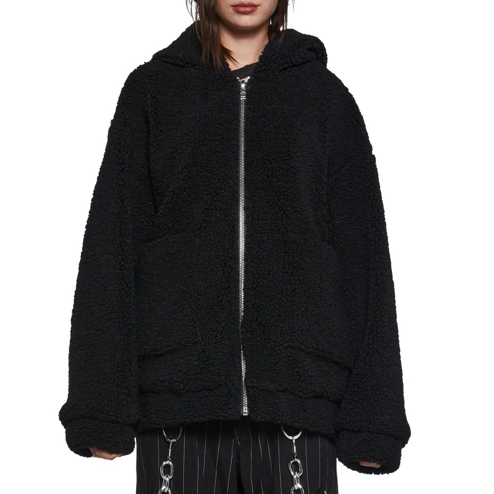 Black Sherpa/Teddy Jacket